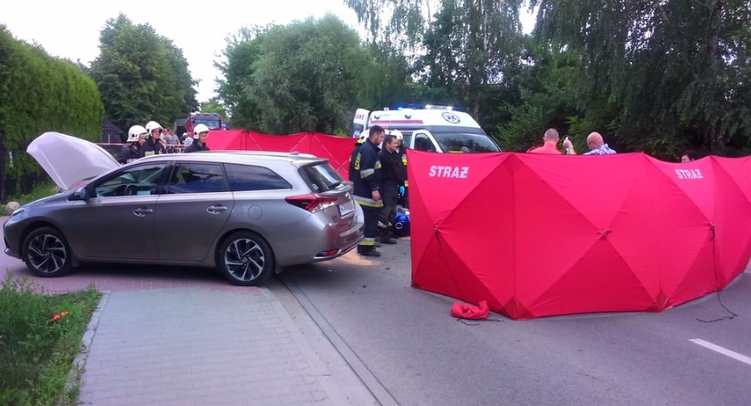 LIPKÓW - ZGINĄŁ MOTOCYKLISTA