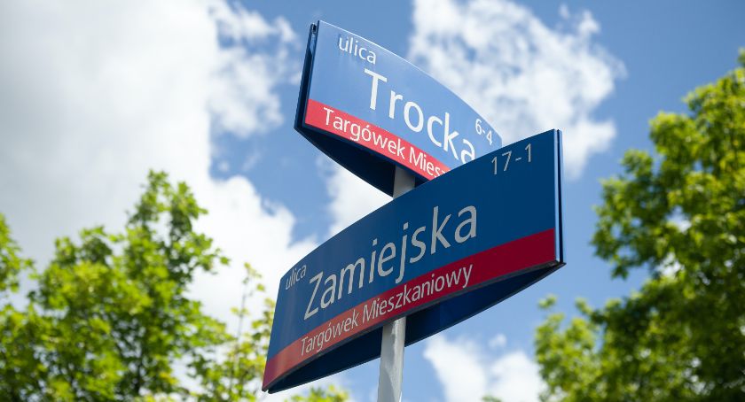 Remont nawierzchni na Trockiej