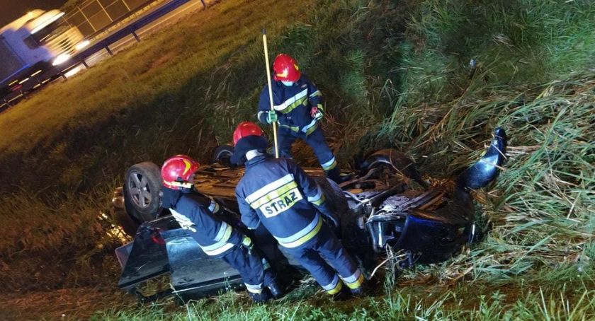 Wypadek samochodowy na Trasie Toruńskiej [ZDJĘCIA]