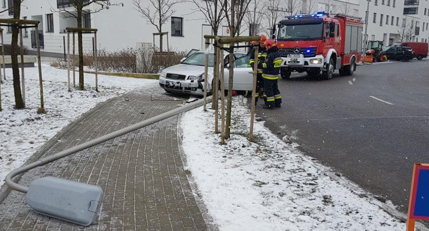 Wypadek na ulicy Montwiłłowskiej