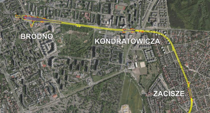 Budowa stacji metra na Zaciszu i Bródnie. Zamknięcie ulicy Kondratowicza.