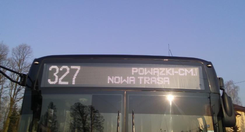  Połączenie linii 327 i 380. Autobusy linii 327 kursują na nowej trasie