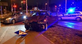Zderzenie trzech pojazdów na Rondzie Żaba