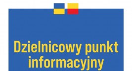 Punkt informacyjny dla mieszkańców chcących pomóc uchodźcom