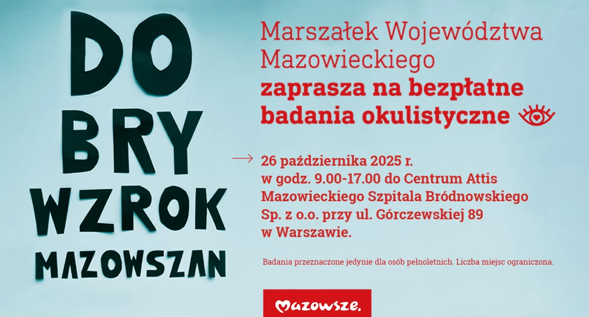 Darmowe badania okulistyczne na warszawskiej Woli