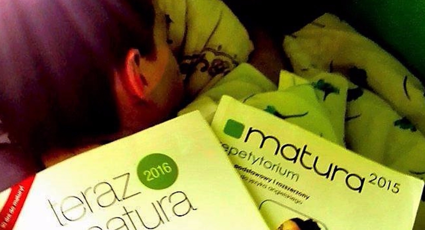 Tuż  przed maturą kwitły kasztany…