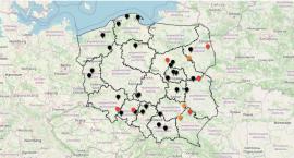 Interaktywna mapa śmiertelnych wypadków na drogach w okresie wakacji 2020