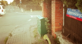 Niebezpieczne miejsce w Rembertowie.