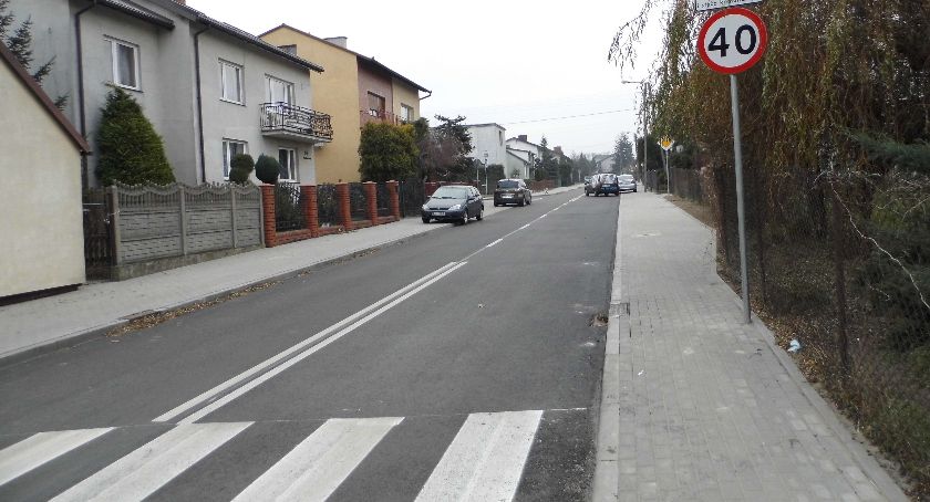 Ulica Tulipanowa z nową nawierzchnią