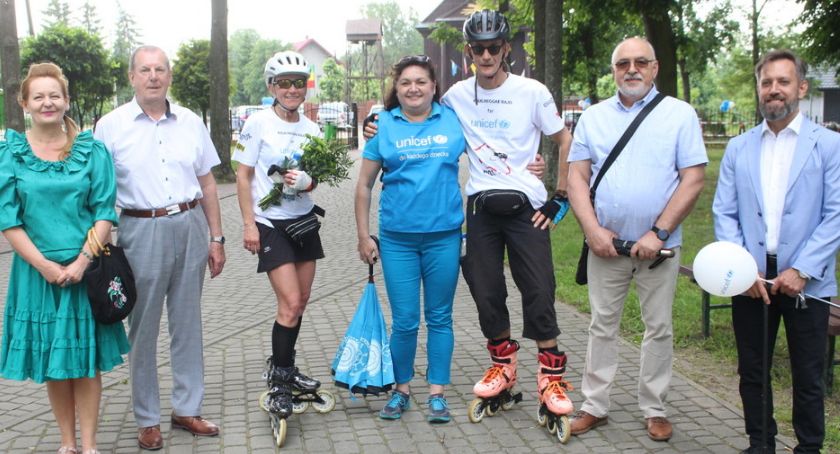 W Czarnem pojawili się rolkarze Unicefu