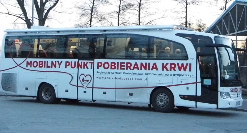 To już dziś, krwiobus czeka na placu. Będą też kolejne akcje