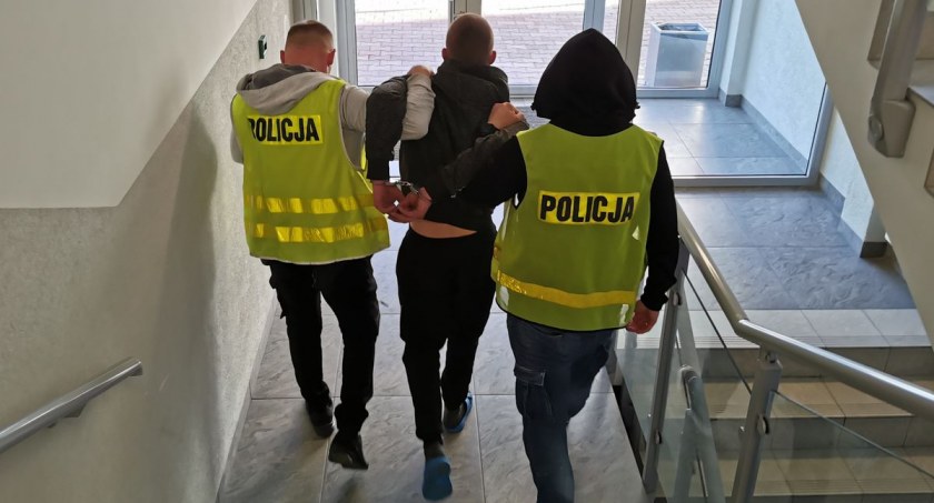 Młody złodziej groził policjantom