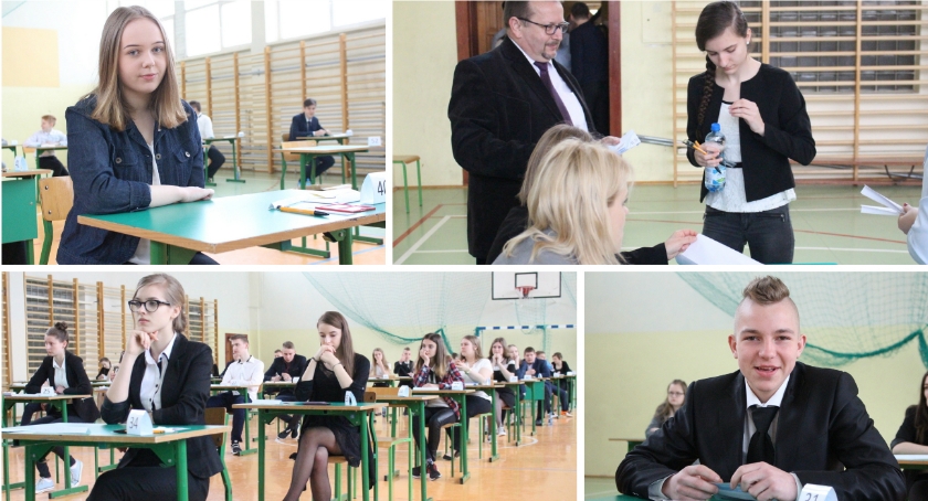 Gimnazjaliści piszą egzaminy