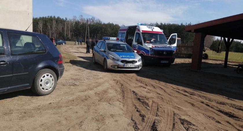 Wypadek przy odpalaniu auta