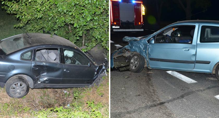 Wypadek w Łochocinie. Dwie osoby w szpitalu