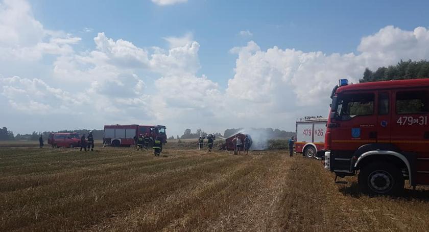 Uwaga rolnicy! Płoną zboża i maszyny