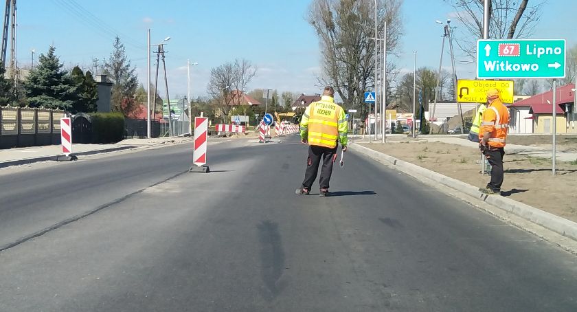 Droga w Łochocinie prawie gotowa