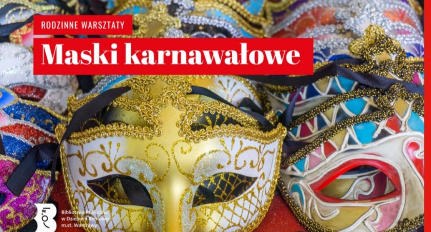 Rodzinne warsztaty tworzenia masek karnawałowych 