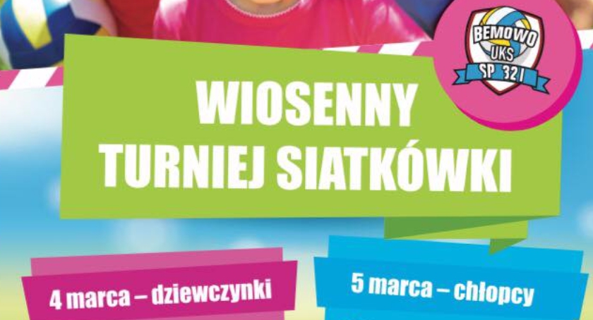 Wiosenny Turniej Siatkówki dla dzieci.