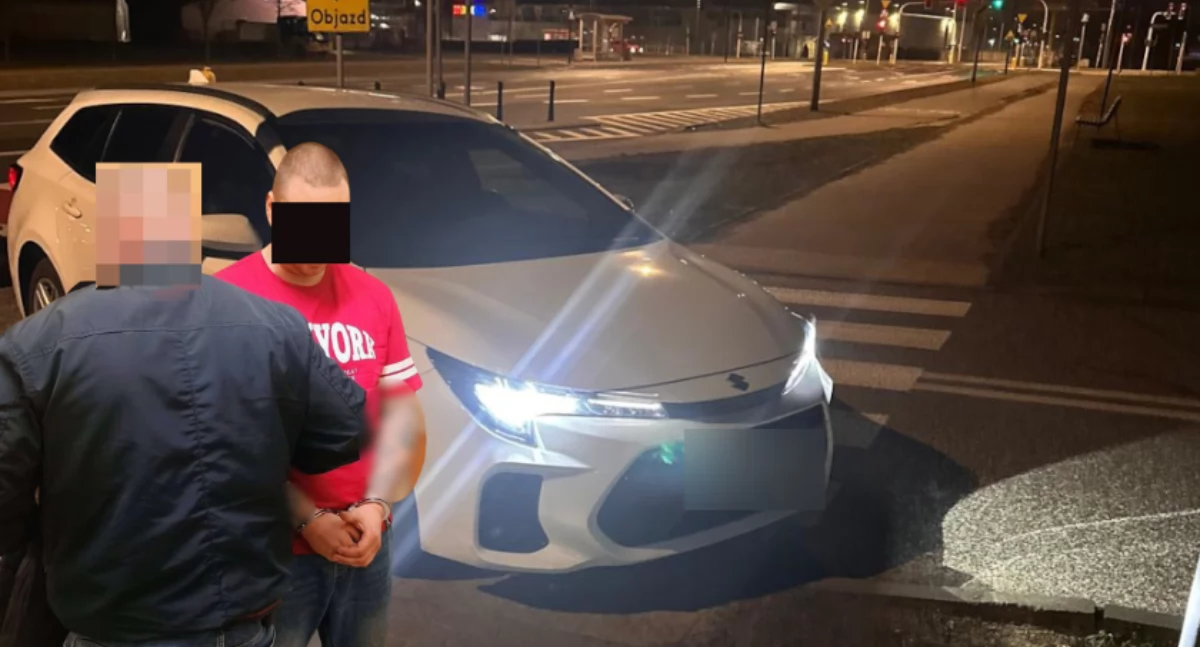 Ukradł samochód i od razu wpadł w ręce policji z Bemowa