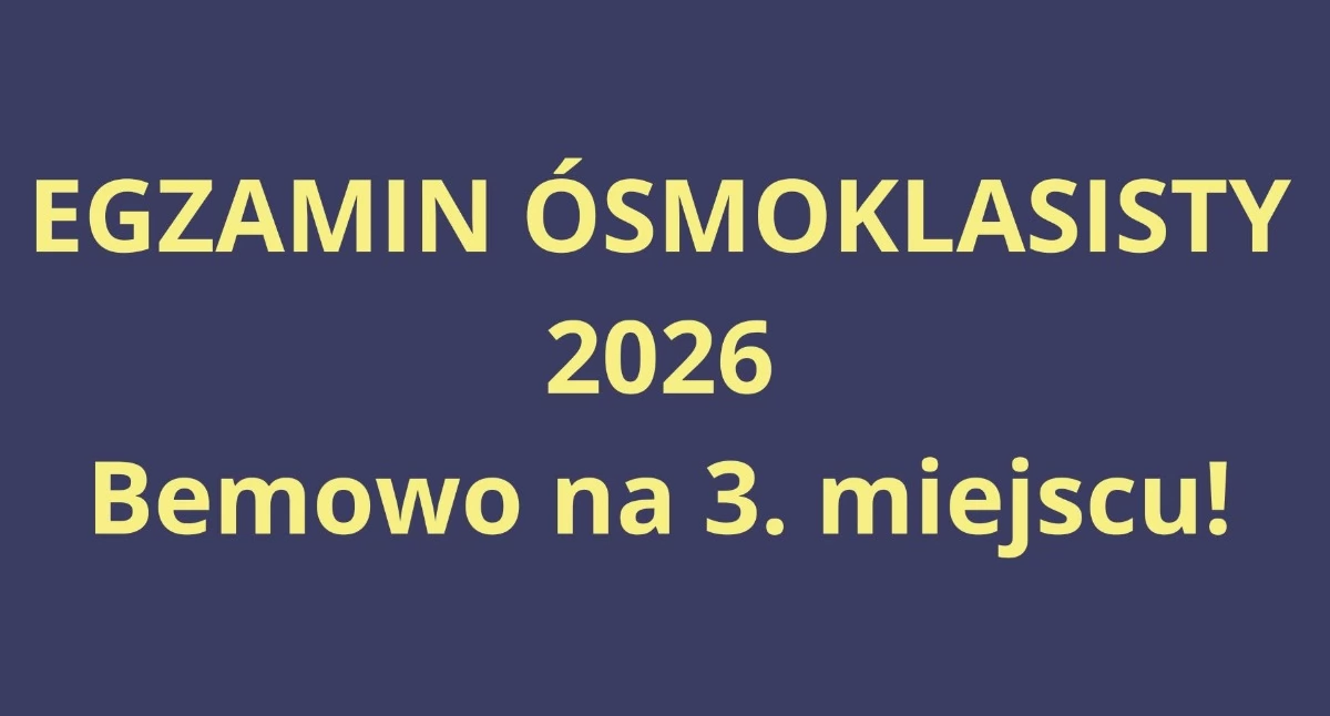 Wyniki egzaminu ósmoklasisty. Szkoły na Bemowie mogą być dumne