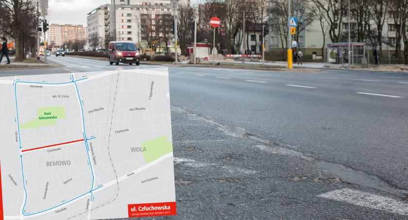 Remont Człuchowskiej w najbliższy weekend