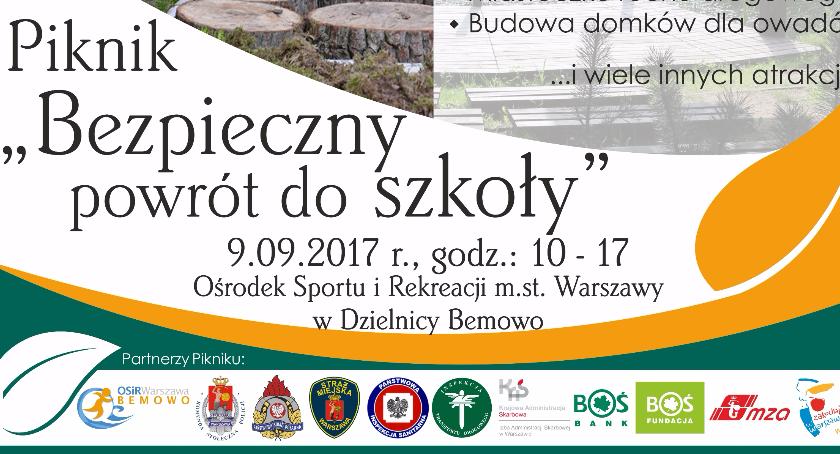 Piknik „Bezpieczny powrót do szkoły”