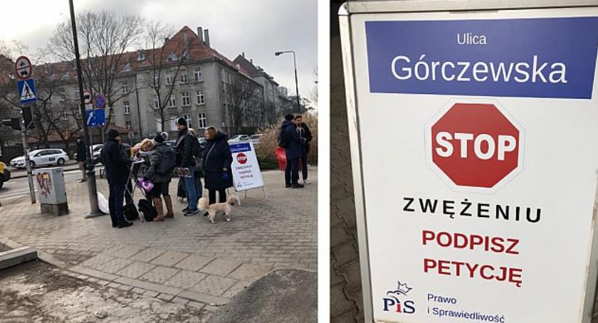 Radni PiS zbierają podpisy:,,Nie zwężajcie Górczewskiej