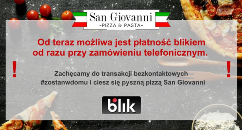 Pizzeria San Giovanni ogranicza ryzyko zarażenia koronawirusem do minimum