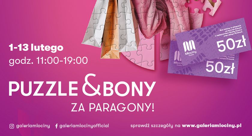Dobrze się składa, Galeria Młociny rusza z akcją Puzzle & Bony za paragony!