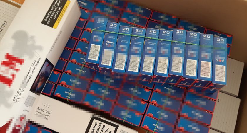 Zatrzymany z 6900 sztukami papierosów do nielegalnej sprzedaży