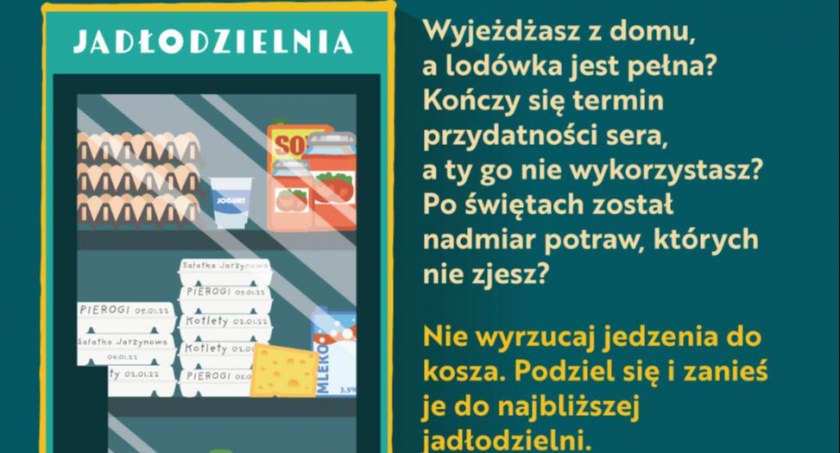 Nie wyrzucaj jedzenia po świętach! Pamiętaj o bielańskich jadłodzielniach