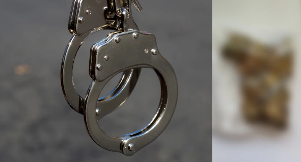 Policjanci i rewizja na Bielanach