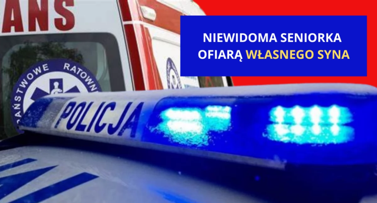 Niewidoma matka ofiarą własnego syna. Interwencja na Żoliborzu
