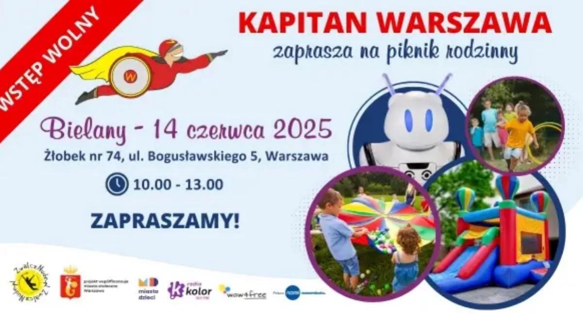 Rodzinny piknik na Bielanach