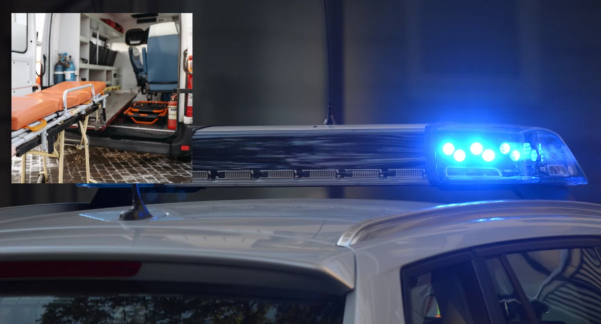 Wypadek z udziałem motocyklisty na Bielanach