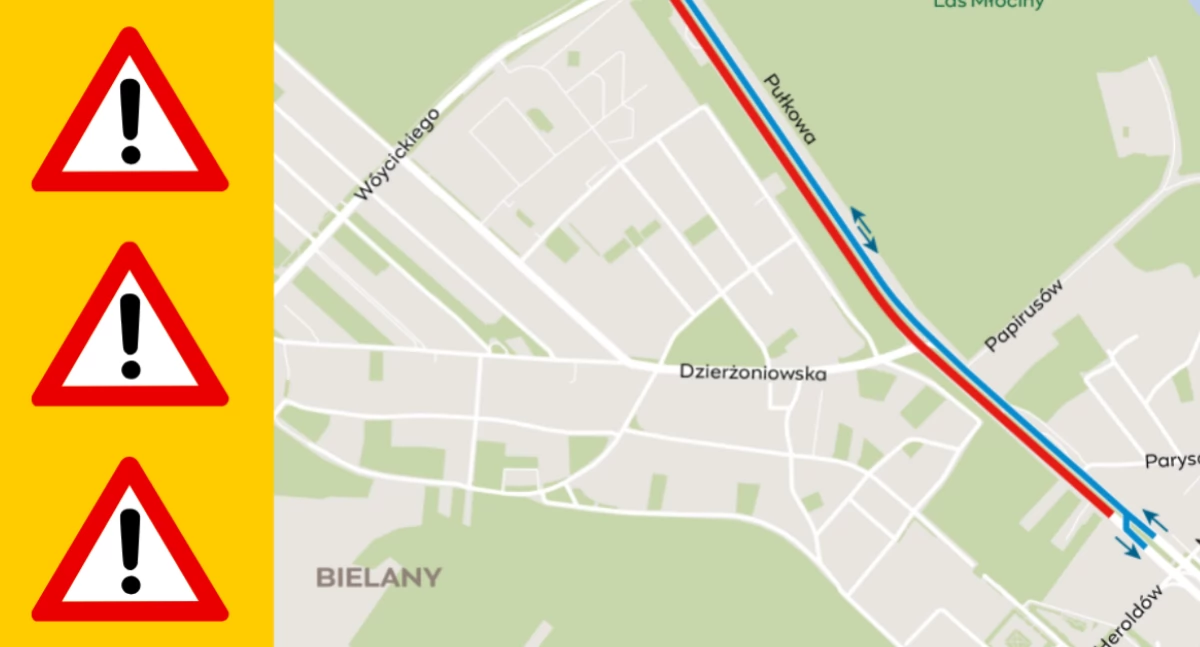 Kolejny wakacyjny remont w stolicy. Tym razem na ul. Pułkowej