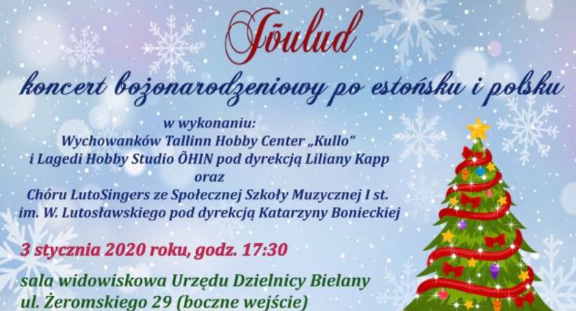 Bożonarodzeniowy koncert Jõulud po estońsku i polsku