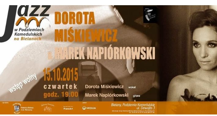 Dorota Miśkiewicz i Marek Napiórkowski w Podziemiach Kamedulskich