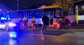 Wagon tramwaju wypadł z torów