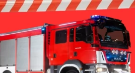 Pożar mieszkania na Bielanach