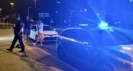 PIJANY ROWERZYSTA kontra TOYOTA. Zdarzenie na Bielanach!