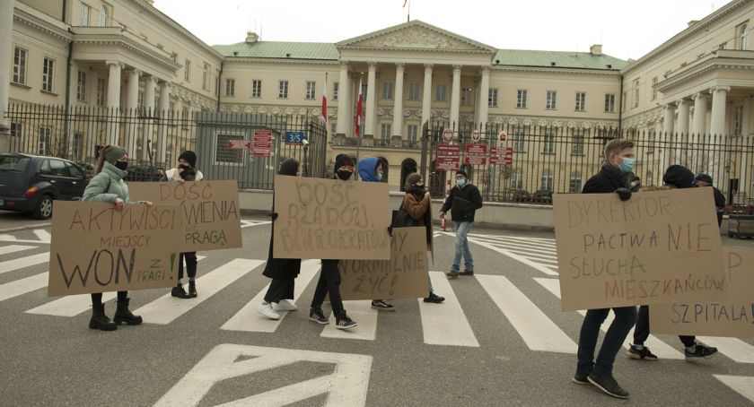 Szpital Praski - protestujący zapowiadają kolejne pikiety i akcje protestacyjne