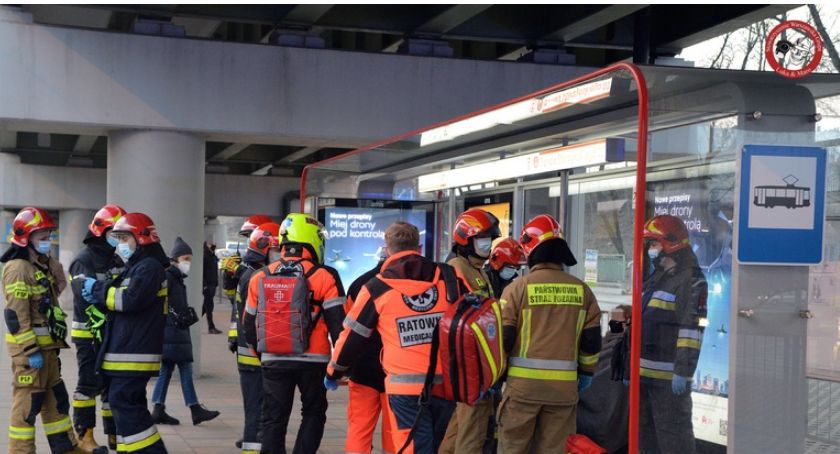Zderzenie tramwajów na rondzie Starzyńskiego