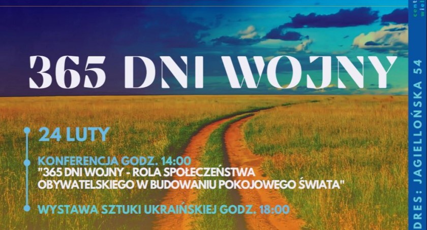 Konferencja w pierwszą rocznicę wybuchu wojny na Ukrainie