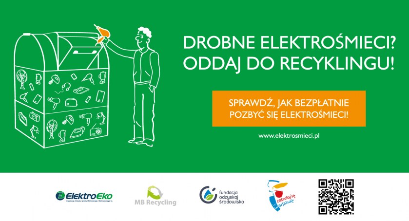 Drobne elektrośmieci? Oddaj do recyklingu!