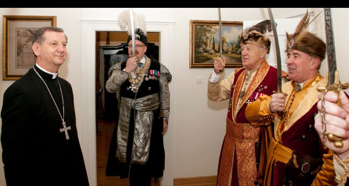 Bracia Kurkowi u Jego Ekscelencji Józefa Guzdka
