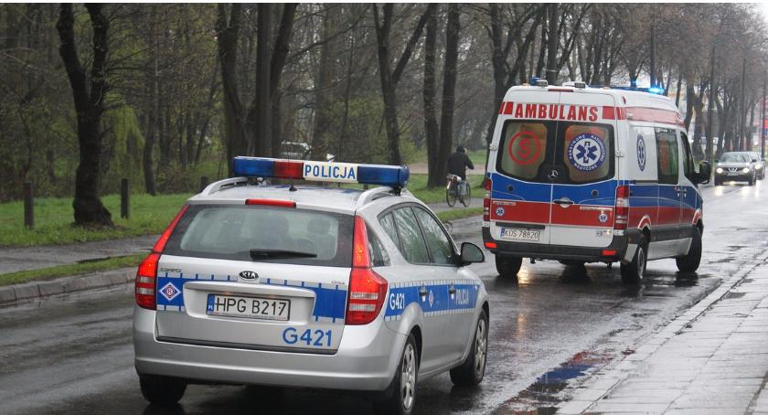 Wypadek karetki przy Dworcu Wileńskim