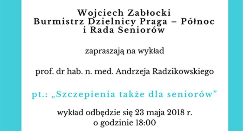 Wykład pt. Szczepienia także dla seniorów