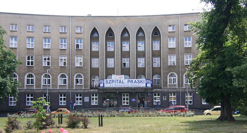 Zaatakował nożem w szpitalu Praskim